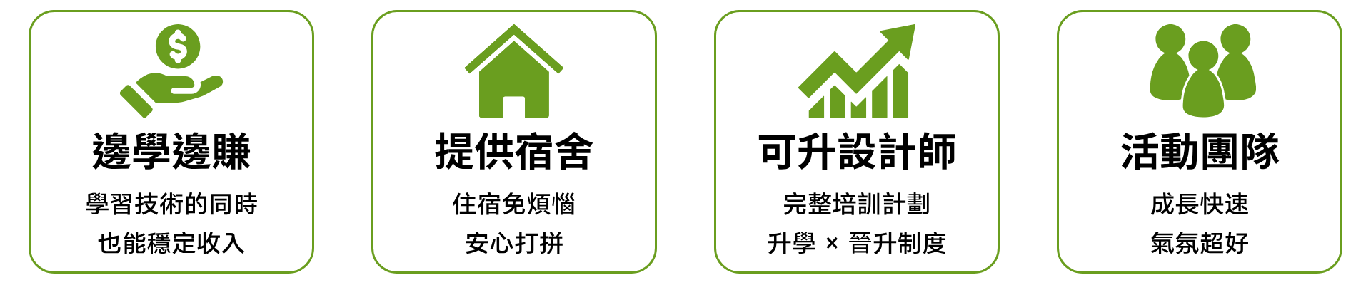 加入小林髮廊，邊學邊賺、提供宿舍、可升設計師、活力團隊